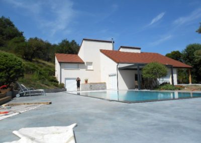 Maison avec piscine à débordement Bourgoin Jallieu