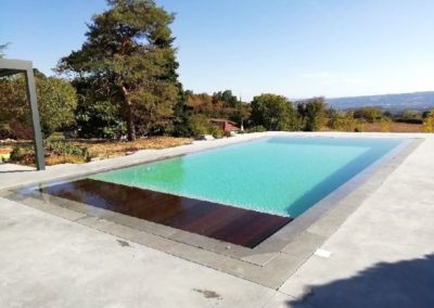 construction terrasse et piscine miroir Bourgoin Jallieu