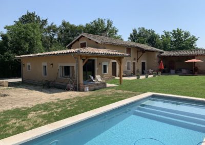 Extension de maison en maconnerie sur Rancé dans l'Ain