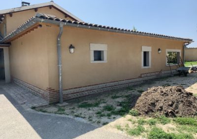 Extension de maison en maçonnerie sur Rancé dans l'Ain