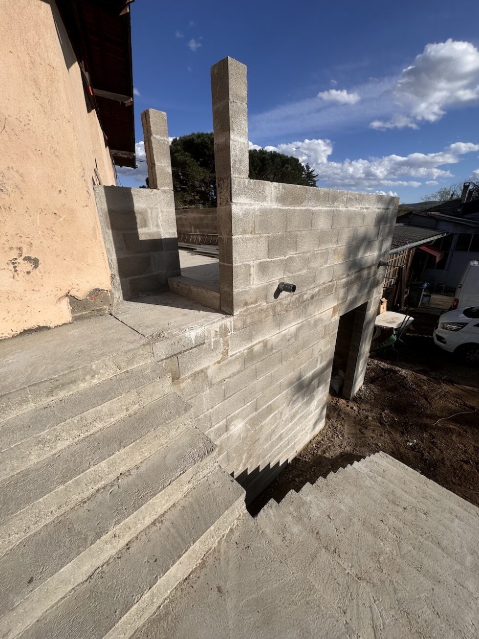 agrandissement en Agglo avec toit terrasse